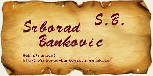 Srborad Banković vizit kartica